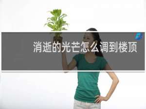 消逝的光芒怎么调到楼顶