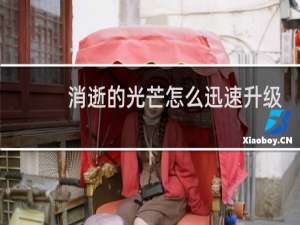 消逝的光芒怎么迅速升级