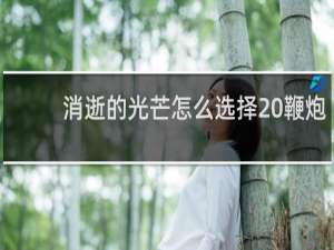 消逝的光芒怎么选择 鞭炮
