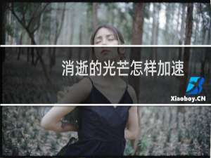 消逝的光芒怎样加速