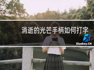 消逝的光芒手柄如何打字