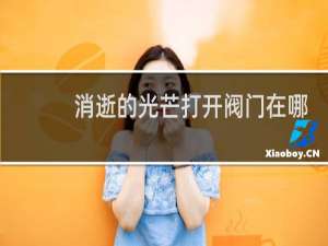 消逝的光芒打开阀门在哪