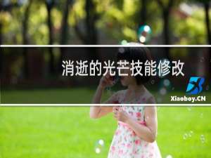 消逝的光芒技能修改
