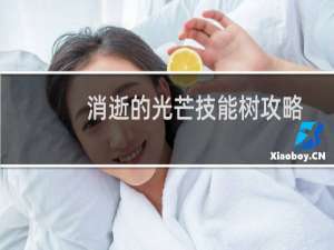 消逝的光芒技能树攻略