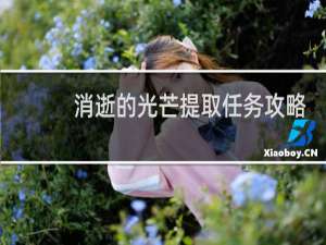 消逝的光芒提取任务攻略