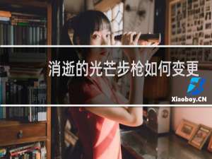 消逝的光芒步枪如何变更