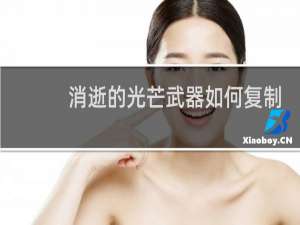 消逝的光芒武器如何复制