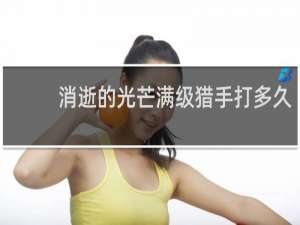 消逝的光芒满级猎手打多久