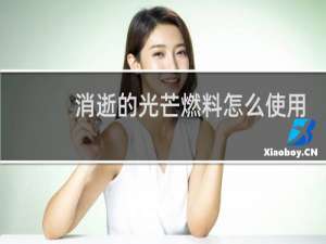 消逝的光芒燃料怎么使用