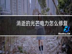 消逝的光芒电力怎么修复