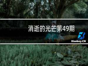 消逝的光芒第49期