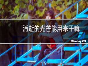 消逝的光芒能用来干嘛