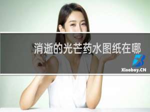 消逝的光芒药水图纸在哪