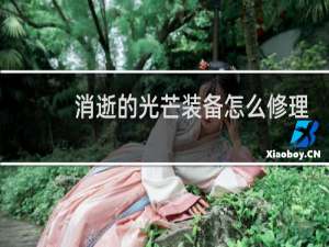 消逝的光芒装备怎么修理