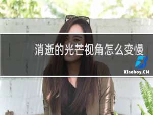 消逝的光芒视角怎么变慢