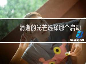 消逝的光芒选择哪个启动