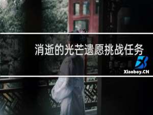 消逝的光芒遗愿挑战任务