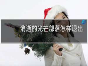 消逝的光芒部落怎样退出