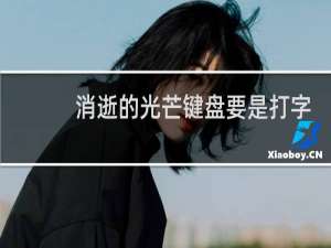 消逝的光芒键盘要是打字