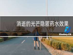 消逝的光芒隐匿药水效果