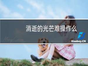 消逝的光芒难操作么