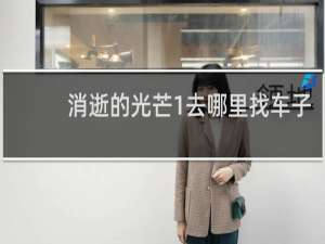 消逝的光芒1去哪里找车子