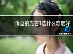 消逝的光芒1选什么难度好