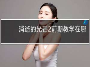 消逝的光芒2前期教学在哪