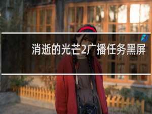 消逝的光芒2广播任务黑屏