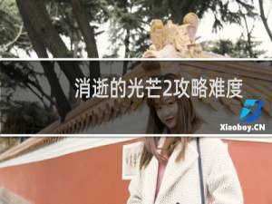 消逝的光芒2攻略难度