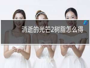 消逝的光芒2树脂怎么得