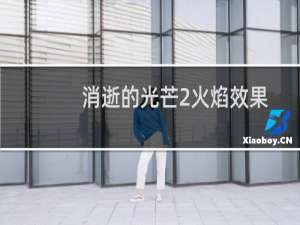 消逝的光芒2火焰效果