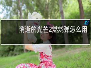 消逝的光芒2燃烧弹怎么用