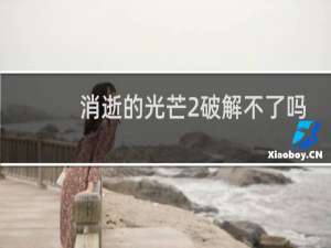 消逝的光芒2破解不了吗