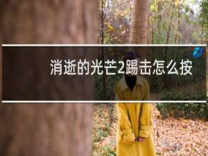 消逝的光芒2踢击怎么按