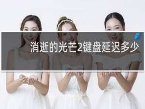 消逝的光芒2键盘延迟多少