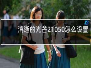 消逝的光芒21050怎么设置