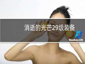 消逝的光芒29级装备