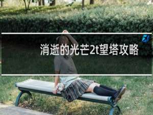消逝的光芒2t望塔攻略
