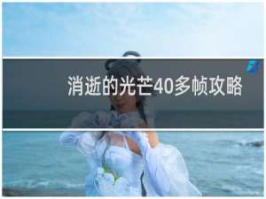 消逝的光芒40多帧攻略
