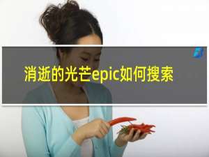 消逝的光芒epic如何搜索