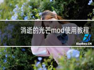 消逝的光芒mod使用教程
