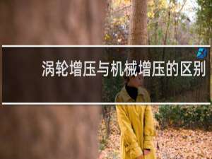 涡轮增压与机械增压的区别