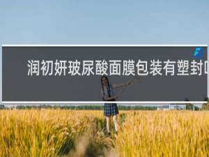 润初妍玻尿酸面膜包装有塑封吗