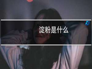 淀粉是什么（淀粉是什么）