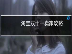 淘宝双十一卖家攻略