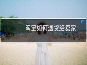 淘宝如何退货给卖家（淘宝如何退货）
