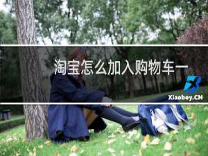淘宝怎么加入购物车一起买（淘宝怎么加入购物车）