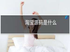 淘宝源码是什么