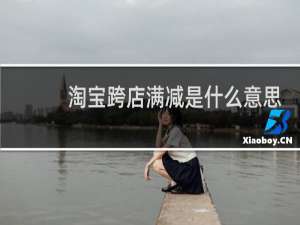 淘宝跨店满减是什么意思